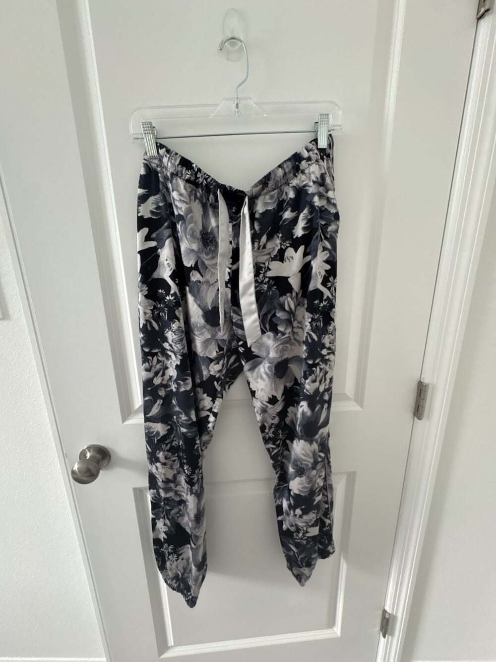 Victoria's Secret Satin Floral Drawstring Pajama Pant